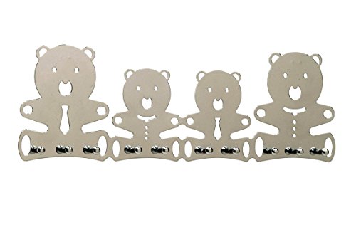 Meister Türgarderobe Bärenfamilie, 400 mm, 10 Haken, 260961