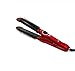 Produktbild iwish Professionelle Haarbürste Curler und Glätteisen in One Verbrühungsschutz LCD Glätteisen und Haar Curler 2 in 1 Hair Styler rot