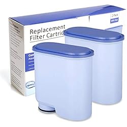 Filtre à eau pour machines à café Saeco et Philips,Philips Filtre à Eau et à calcaire CA6903 compatible avec les cafetières automatiques AquaClean de Philips et Saeco (2 pièces) (2 pièces)