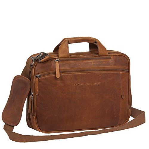 cognac laptop bag