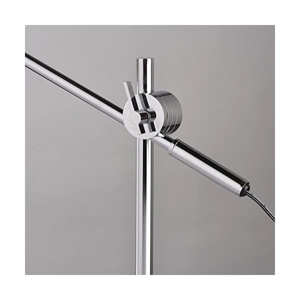 MW-Light 636031901 Modern Desk Lamp Matt Beige Grey Metal Colour LED Adjustable Height and Light Direction in Urban… - Image 8