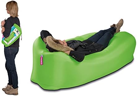 Lounger to Go Inflatable Mattress Sun Lounger Beach Chair Seat, Green