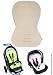 ByBoom® - Baby seat comforter, car seat liner, cover Moby with summer and winter sides, universal for infant and child car seats, eg; Maxi-Cosi, Britax, for pushchairs/strollers and buggys, Color:Beige