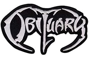 SIGITASTRADING Obituary Death Metal Band Écusson Patch en fer brodé sur accessoire
