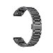 Produktbild Feicuan Garmin Fenix 5 Uhrenarmband, 22MM Edelstahlarmband Metall Ersatzarmband Armband für Fenix 5 / Forerunner 935 / Approach S60,Schwarz