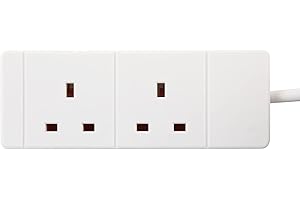 PRO ELEC PELB1510 2 Gang Extension Lead 3m, White