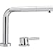 Produktbild Armatur ACTIVE WINDOW, Zugauslauf, Hochdruck, unbegrenzter Schwenkkopf, Seitenbedienung beidseitig, Armatur senkbar, Chrom