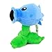 MeMoreCool Plants Vs Zombies Plush Toy Ice Peashooter 17cm/6.7" Tall (Small Size)