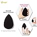 VMAGIC Super BIGGER Makeup Beauty Sponge Blender, Foundation Makeup Sponge for Applicator, Foundation and Highlight (BLACK)