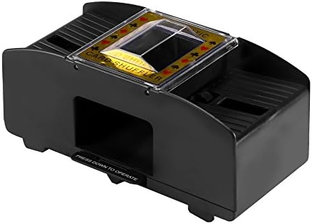 ABEDOE Card Shuffler, 2-Deck Playing Cards Shuffling Machine Battery Operated for Party Casino