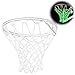Produktbild bloatboy Nylon Nacht Leuchtende Basketball Net, Geflochtene Professionelle Basketball Net - Standard Basketball Fluoreszenz Nets (Weiß)
