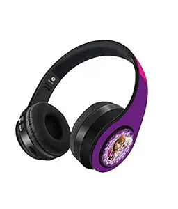 Macmerise Frozen Truly Wireless Bluetooth Over the Ear Headphone with Mic (Purple)