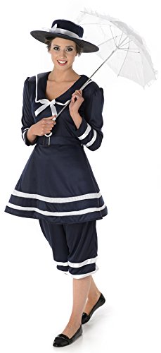 Karnival 81126 Old Time Bathing beauty costume, da donna, M, colore: Blu