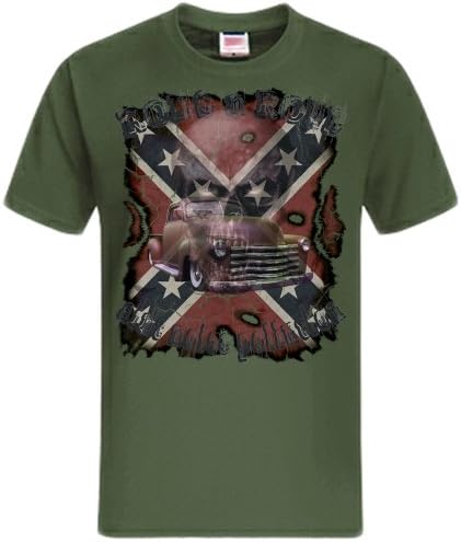 Rods Hot Rod Rockabilly Chevy Pickup Skull Shirts