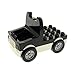 Produktbild 1 x Lego Duplo LKW Fahrgestell schwarz weiß Laster Auto Lastwagen Zugmaschine Baufahrzeug breite Räder Felge silber für Set 3656 duptruck02