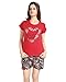 AV2 Women Cotton Top & Shorts Nightwear / Loungewear Set RS.729.00