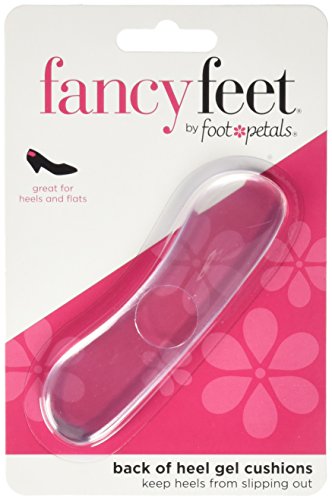 Foot Petals Women's Back Cushion Inserts, Protectors, Comfortable Heel Grip for Pain Relief and Sizing