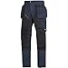 Produktbild Snickers Workwear 6203 RuffWork Arbeitshose m. HP, stahlgrau-schwarz, 254