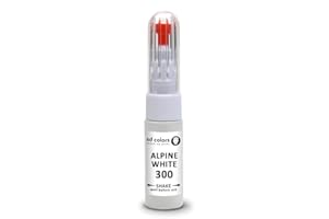 SD COLORS Penna per ritocchi Alpine White 300 Alpinweiss III compatibile con BMW Kit di riparazione 20 ML di spazzole per graffi (solo vernice)