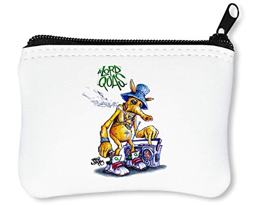 Preisvergleich Produktbild Quasimoto Boom Box Graphic Reißverschluss-Geldbörse Brieftasche Geldbörse