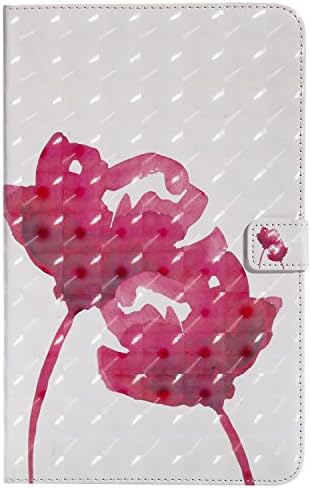 Samsung Galaxy Tab T560 Case , Multi-Function Screen Protector PU Leather , Ultra Slim Lightweight with Stand/Auto Sleep Wake-up Function Ciover Smart Case for Samsung Galaxy Tab T560 Case - safflower + 1X Dust plug &amp; Dustproof cloth