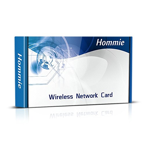 Hommie Tarjeta de Red WiFi  Adaptador PCI Inal  mbrico Express Banda Dual con Velocidad hasta 450Mbps  Internet Tarjeta por Ordenadores  de  Sobremesa