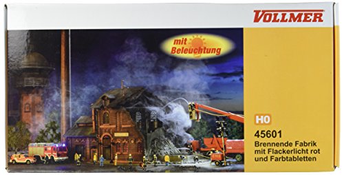 Preisvergleich Produktbild Vollmer 45601 Brennende Fabrik mit Flackerlicht