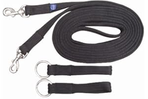 TOGGI William Hunter Equestrian Eclipse Padded Draw Reins With Girth Attachments In Brown
