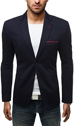 OZONEE Men's Jacket Business Suit Short Coat ozn406