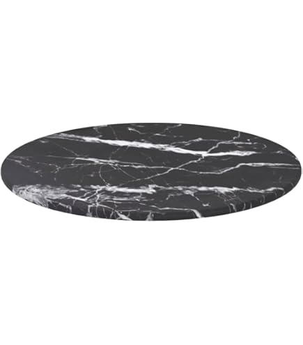 Plateau De Table Carré Terrazzo Cerclage Doré 60cm | Leroy Merlin