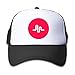 Produktbild Hittings Hoicp Kid's Color Musical.ly Logo Adjustable Mesh Trunk Baseball Hat/Cap Black
