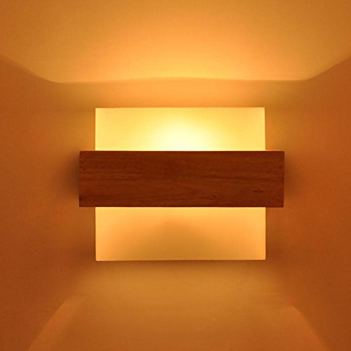 Preisvergleich Produktbild Moderne Wandleuchter Wandleuchten Wohnzimmer Schlafzimmer Home Dekorative Holz Wandleuchten E27 AC 110 V / 220 V Nordischen Stil Wandbeleuchtung
