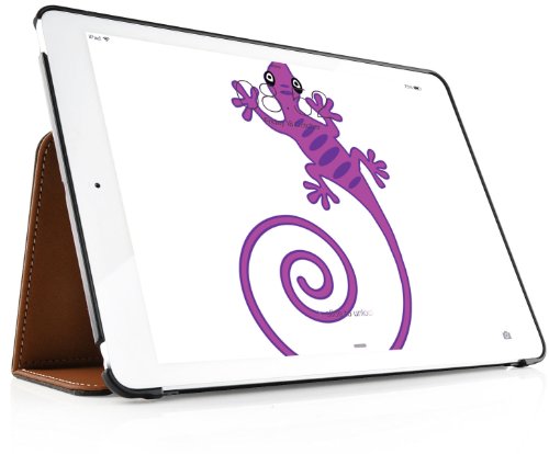 JAMMYLIZARD | Horizon Hülle für [ iPad Air 5. Generation ] Smart Cover mit automatischer Schaltfunktion, BRAUN - 3