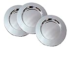 King International Stainless steel Bar tray, charger plate, Serving Tray 11 inch,Set Of 3 Pieces RS.1998 (50.00% Off) - Amazon