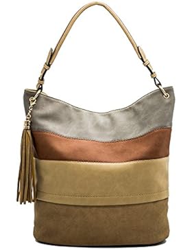 Handtaschen Damen Hobo Henkeltaschen Frauen Handtasche Quaste Fransen Schultertaschen Designer Tasche Umhängetasche