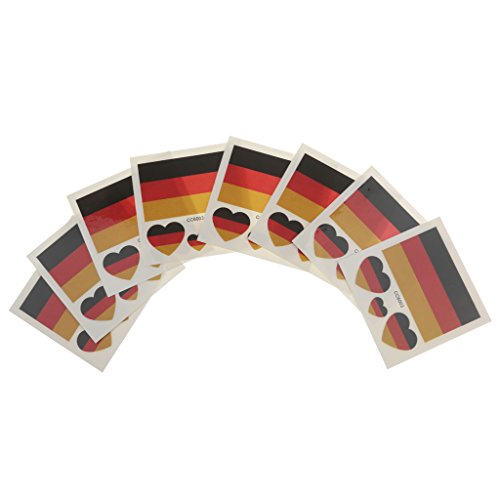Tattoos Tattoo Tätowierung flaggen flagge Wasserdicht EM 2016 Brasilien Olympischen Spiel-Logo-Aufkleber Wasserdicht Aufkleber Tatoo Schweiz – Deutschland