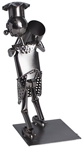 VENKON – Ausgefallener Flaschenständer / Weinflaschenhalter „Der Flaschenschlepper“ aus Metall – für dekorative Aufbewahrung Ihrer Wein-, Sekt- oder Saftflasche - 5