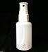 25 x 50mL Natural HDPE PLASTIC BOTTLES w/ White ATOMIZER Spray Tops for Liquids/Fragrance/Perfume/Salons/Travel/Aftershave