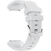 GPACK Garmin Forerunner 965 010-02809-10 22mm ile uyumlu Kordon Kayış &Ccedil;izgili Silikon 22/CZG