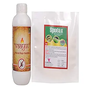 YK Laboratories Vaayu Spodax Brinjal Special for Fruit & Shoot Borer Control - (500ml + 200gm)