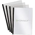 Q-Connect Black A4 5mm Slide Binder and Cover Set (Pack of 20) KF01926