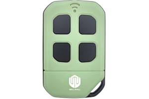WALLMALL Lively - Telecomando Cancello Universali Impermeabile 433/433,92 Mhz con 4 Tasti Indipendenti Compatibile Codici Fissi Batteria Lunga Durata Inclusa (Verde Muschio)