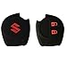 CP Bigbasket Pair Of Two (2) Pieces Silicon Key Cover for Suzuki 2 Button Remote Key (black) RS.249.00