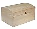 EXTRA LARGE TREASURE CHEST PLAIN WOODEN BOX WOOD KEEPSAKE MEMORY GIFT BOX DECOUPAGE CRAFT ART