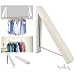 Produktbild Itian 1pc Folding Kleiderbügel, Edelstahl-Faltwand Aufhänger, Durable Aufhänger, Kunststoff-Schale