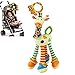 Produktbild FPVRC Baby Kinderwagen Spielzeug mit Beißring, Bunt Giraffe Stofftier Kleinkindspielzeug Baby Autositz Spielzeug zum Aufhängen Greifen Beißen Spielen und Quietschen - Zahnen Spielzeug ab 0+ Monaten