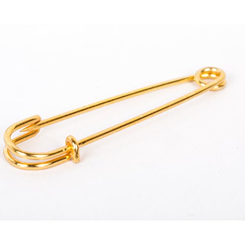 BIG-SAM 2x Kilt Sicherheitsnadeln – gold / silber oder gemischt (1x Silber & 1x Gold) - 2