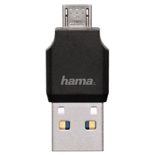 Hama Kartenleser für Smartphone/Tablet (nur 35mm groß, passend fürmicroSD/HC/XC, USB 2.0) schwarz - 2