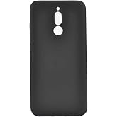 Elfia Xiaomi Mi 9T ile Uyumlu Kılıfı Silikon Mat Renkli Parmak İzi Bırakmayan Yumuşak İnce Kapak Prem Siyah