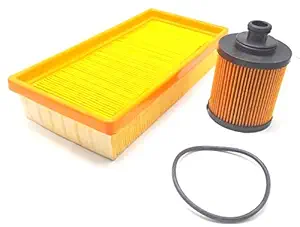 OGLS CAR ENGINE AIR FILTER + OIL FILTER SET OF 2PCS COMPATIBLE WITH SWIFT/DZIRE-DIESEL (2005 TO 2016)